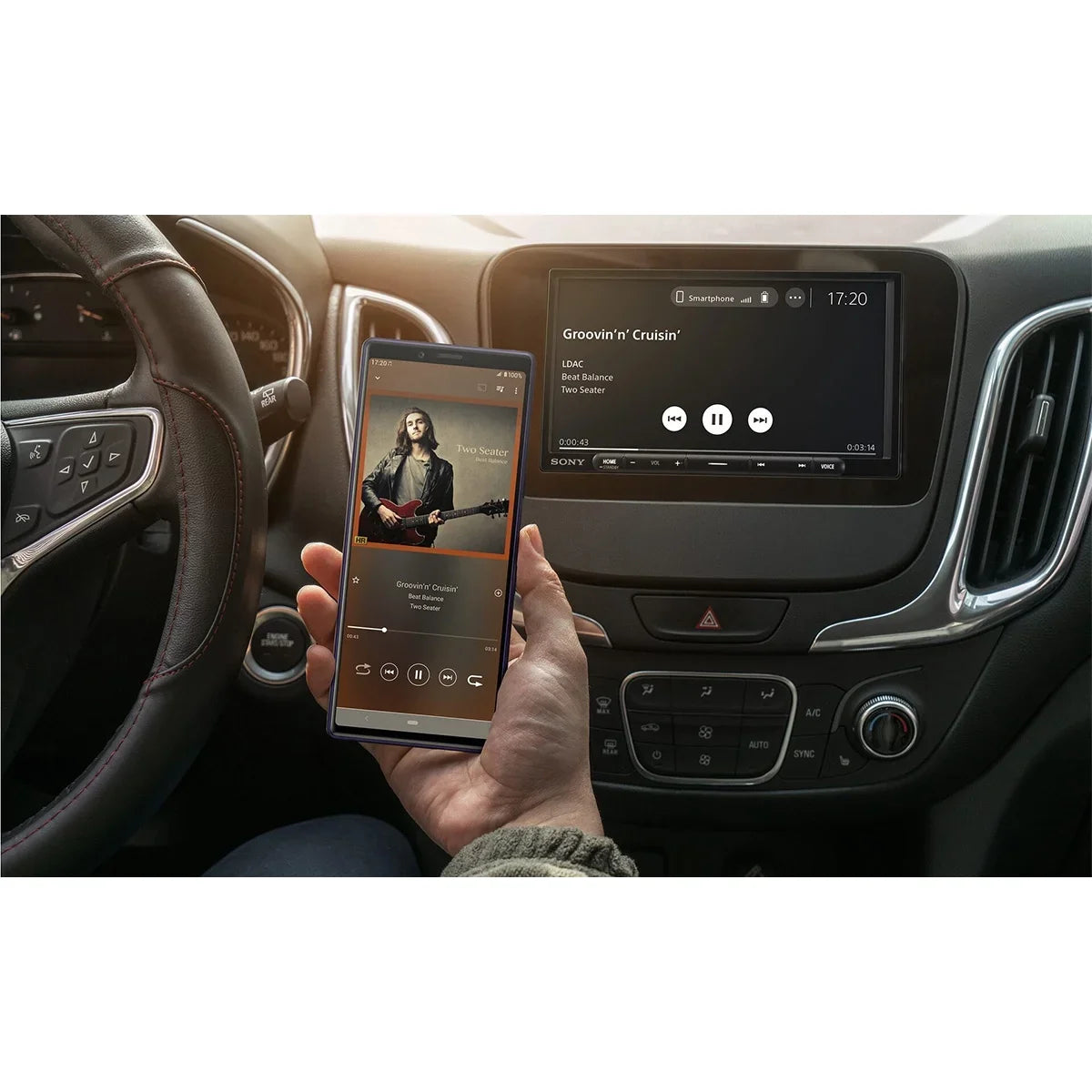 Sizeony Mobile XAV-AX4000 Digital Multimedia Receiver with Android Auto and Apple CarPlay