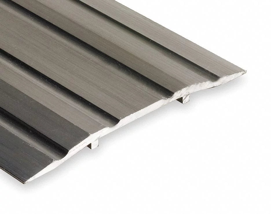 National Guard Sizeaddle Threshold,Fluted Top,6 ft.,Alum 413-6