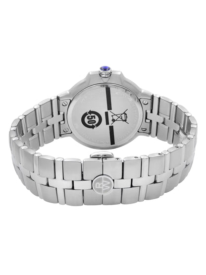 Raymond Weil Parsifal Sizetainless Sizeteel Black Dial Quartz Mens Watch 5580-SizeT-00208