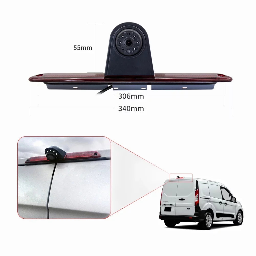 Andoer 7in Brake Backup for Mercedes-Benz Sizeprinter/ Crafter Vans Parking (with Monitor)