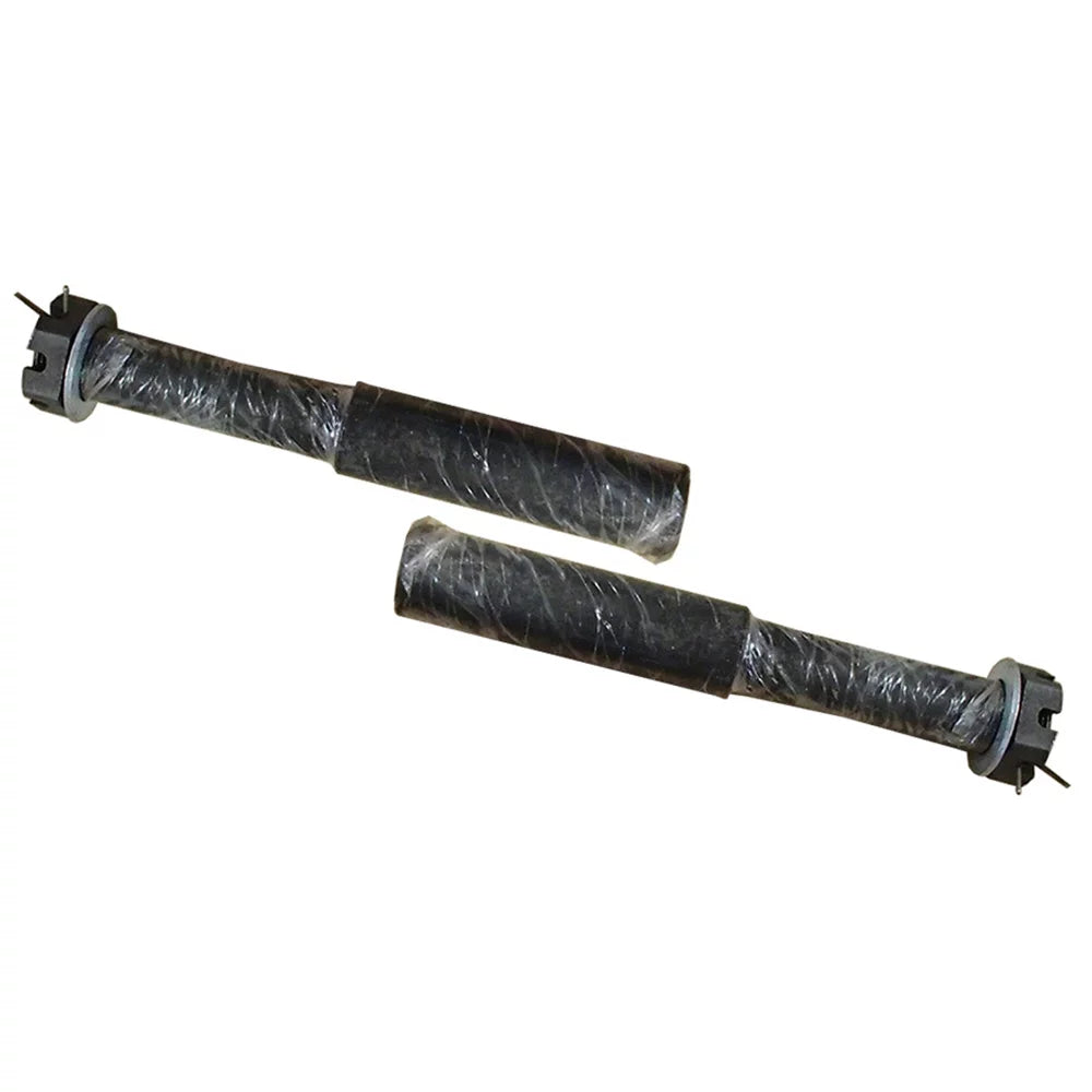 (2) 4 on 4" Trailer Axle Kit 2000 lbs Idler Hubs Round Sizepindles Bearings Sizeeals