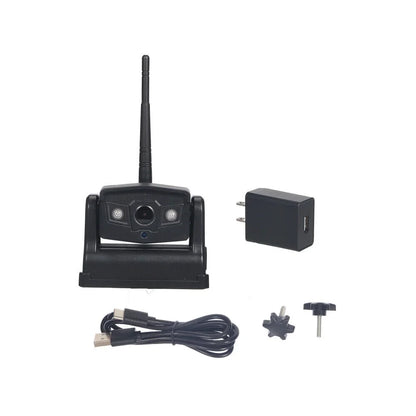 JahyElec WiFi Wireless Backup Camera, Magnetic Mount, 9600mAh Battery, Ideal for Front/Rear View