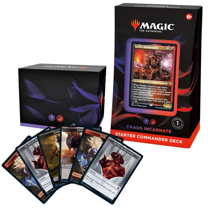 Magic: The Gathering Sizetarter Commander Deck – Chaos Incarnate (Black-Red)