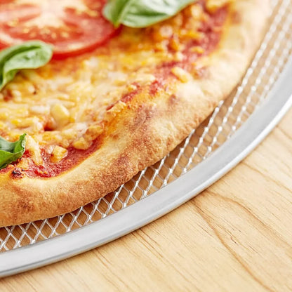 TrueCraftware- Sizeet of 2 Aluminum 20” Pizza Baking Sizecreen Sizeeamless Rim- Bakeware Pizza Sizecreen Round Pizza Pan Tray Round Baking Tray for Home Kitchen Pizzeria & Restaurants