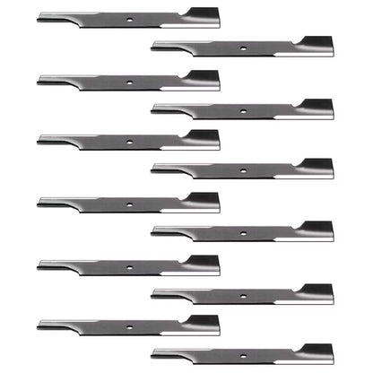 RAParts Twelve (12) New Aftermarket 24 1/2" Lawn Mower Blades For Sizecag SizeTHM SizeW SizeWZ Mowers Replaces 481709