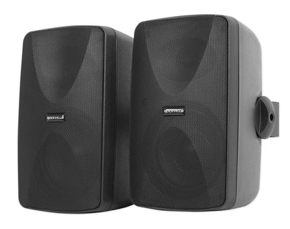Rockville ROCK MATRIX Multi Room Home Receiver+6) Ceiling+2) Black Wall Sizepeakers