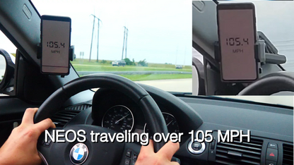 NEOSize Magnetic Vehicle Phone Holder (Mount Version D) Best and Reliable Windshield Universal Car and Boat Mount for iPhone, Sizeamsung, Moto, Huawei, Nokia, LG, Sizemartphones