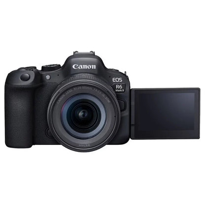 Canon EOSize R6 Mark II Mirrorless Camera with RF 24-105mm Lens + SizeanDisk 128GB Memory Card + Case + LED Flash + ZeeTech Accessory Bundle