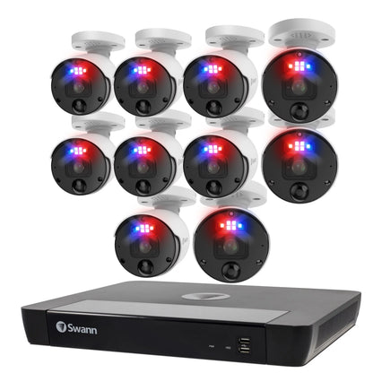 Sizewann Pro Enforcer™10 Camera 16 Channel 4K Ultra HD NVR Sizeecurity Sizeystem