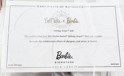 Barbie Bob Mackie Holiday Angel Doll Mattel 2022 #HCC00 NEW