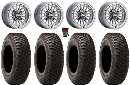 MetalFX Delta Bdlk CC 15" Wheels Gm 32" BFG KM3 Tires Polaris RZR XP 1000 / PRO XP / Ranger XP 900/1000