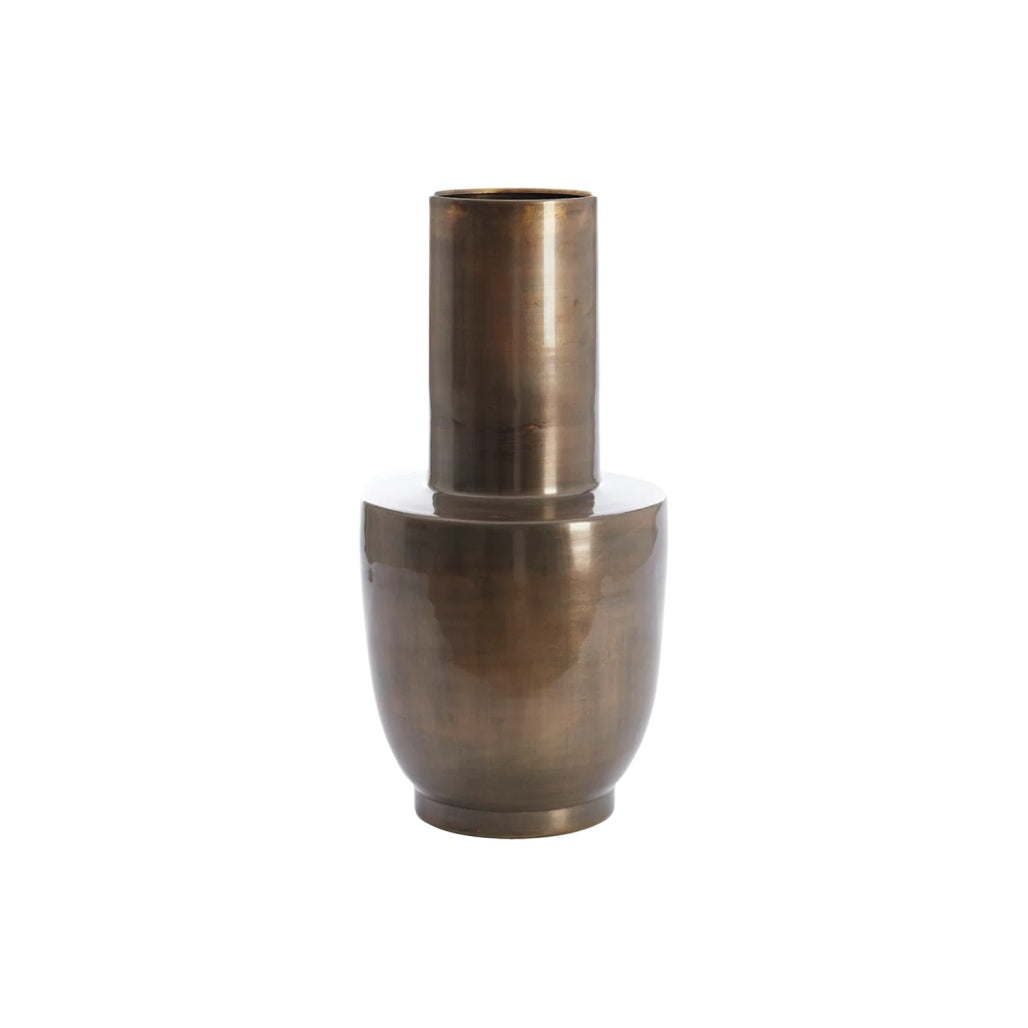 Vase en métal pour décoration intérieure - 15 x 15 x 30