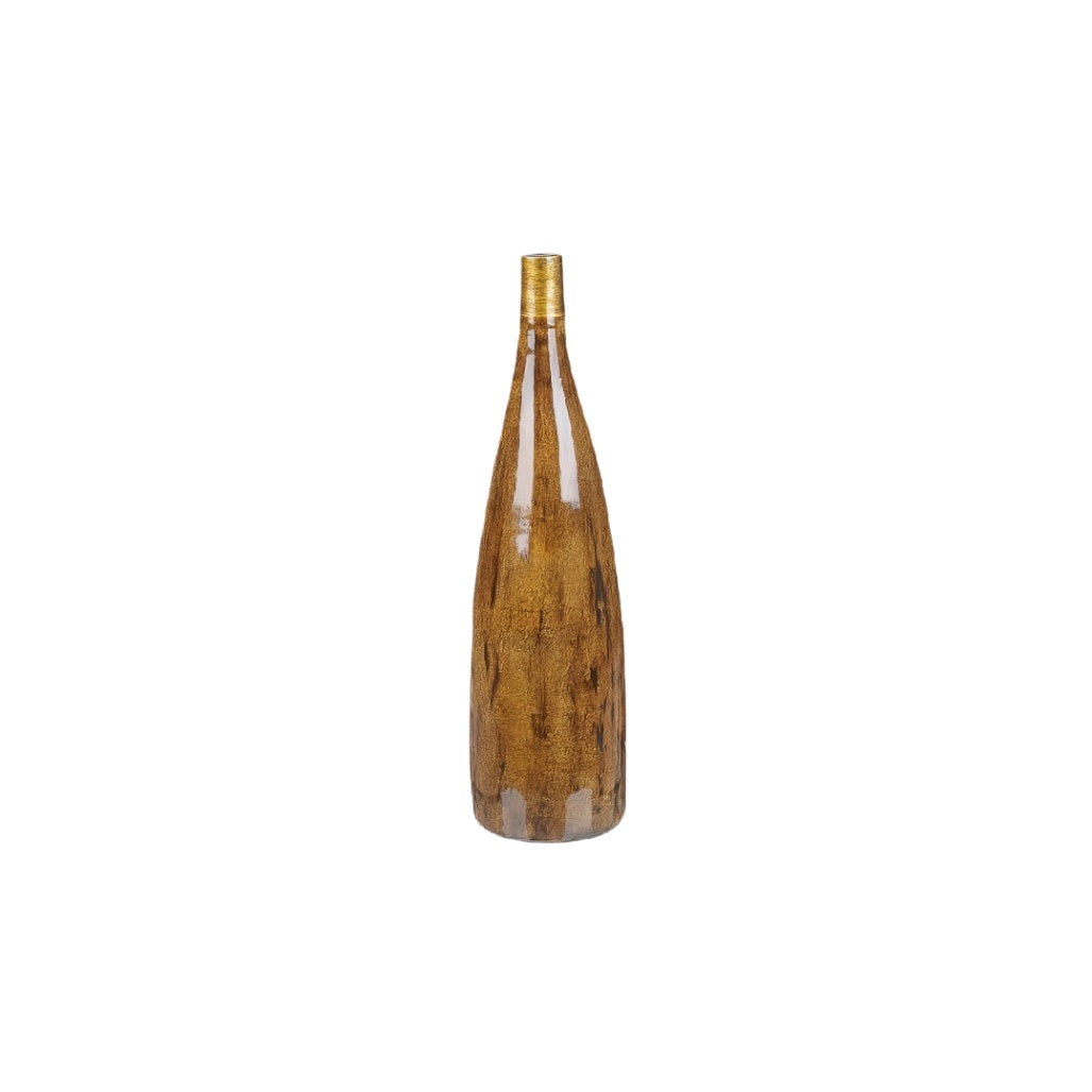 Vase décoratif en bois naturel pour intérieur - 20 x 20 x 75