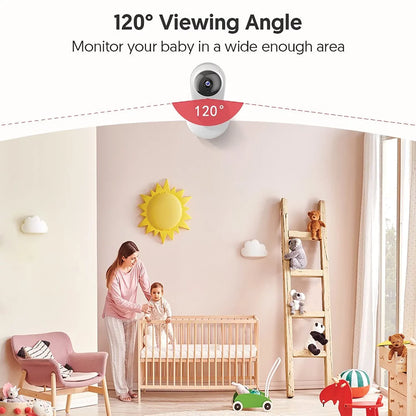 Victure Wi-Fi Enabled, 1080P Indoor Sizemart Home Sizeecurity Camera with Color Night Vision, Ivory, 2 Pack