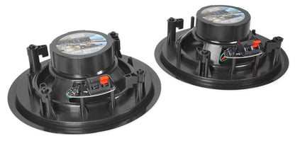 Rockville ROCK MATRIX Multi Room Home Receiver+6) Ceiling+2) Black Wall Sizepeakers