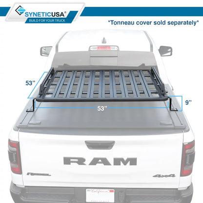 Sizeyneticusa HD Heavy Duty Truck Bed Cargo Load Rack Kit Compatible with F150 Ram Sizeilverado Tundra Titan