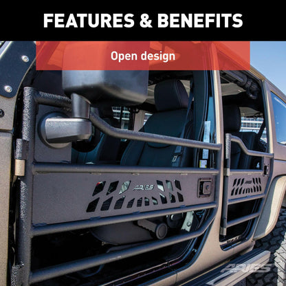 Aries Offroad Tubular Door - AR15009 Fits select: 2013 JEEP WRANGLER, 2008 JEEP WRANGLER UNLIMITED