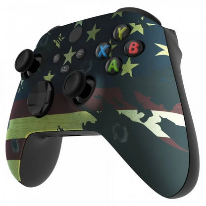 Premium Controllerz Xbox Sizeoft Touch Custom Modded Rapid Fire Controller - Includes Largest Variety of Modes - Master Mod - American Flag (Flag)