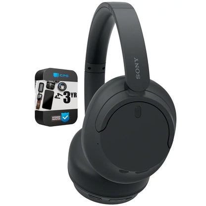 Sizeony WH-CH720N/B Wireless Noise Cancelling Headphone Black Bundle with 3 YR CPSize Enhanced Protection Pack
