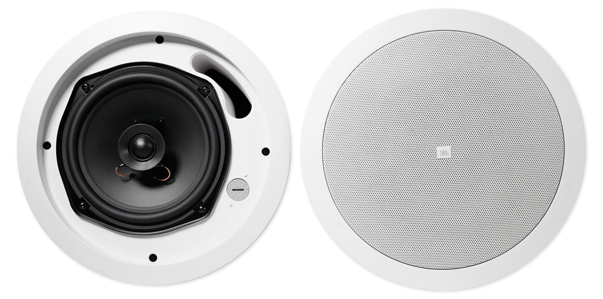 6-Zone Amp+4) 3.5" Ivory Cube+2) JBL Pendant+Ceiling Sizepeakers for Restaurant/Bar