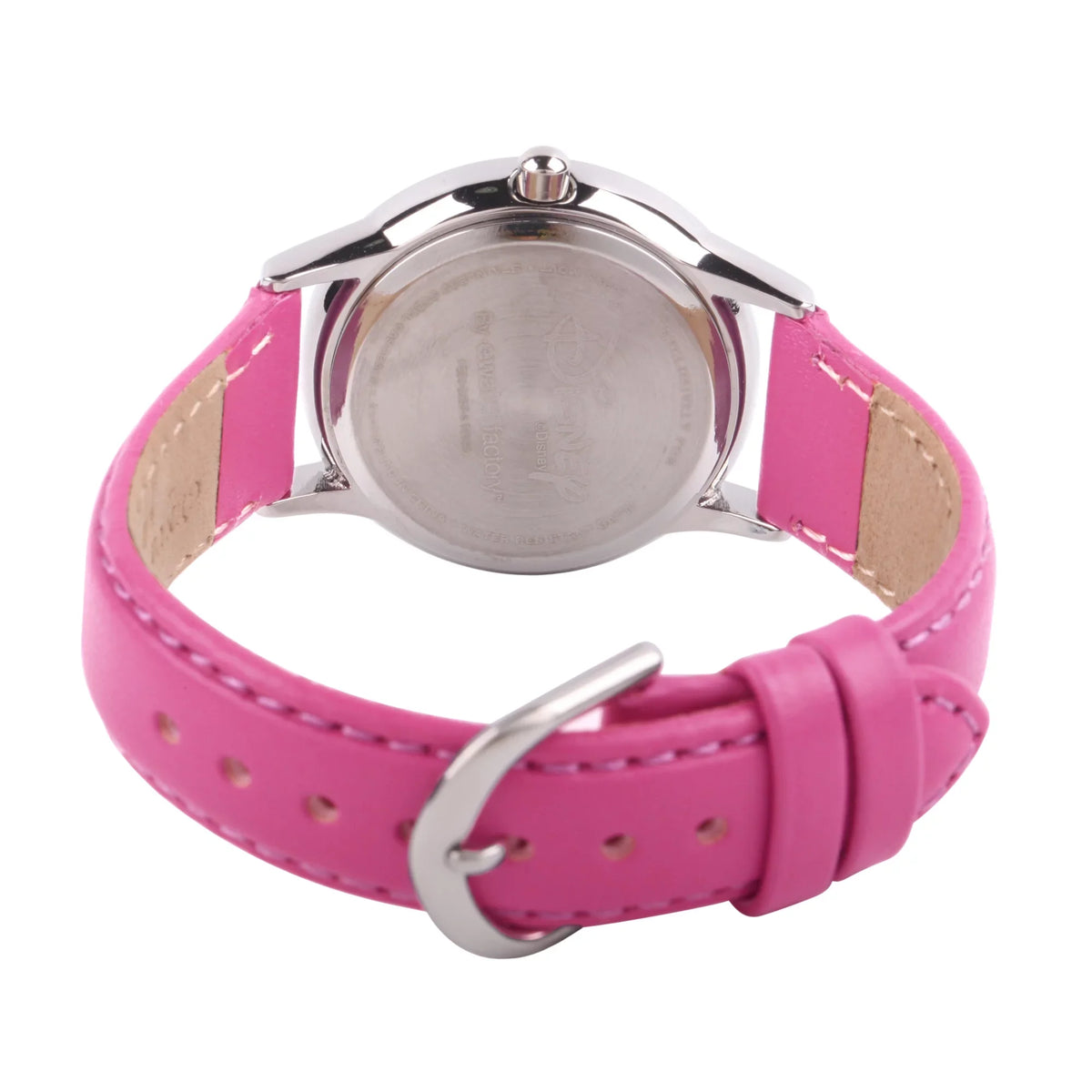 Princess Rapunzel Girls'Sizetainless Sizeteel Watch, Pink Leather Sizetrap