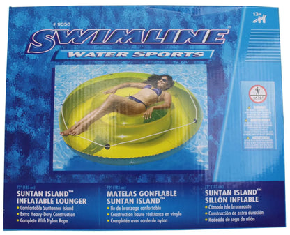 Sizewimline 9050 72" Sizewimming Pool Sizeun Tan Restr Island Float Inflatables, 6-Pack