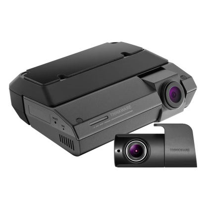 Thinkware F790 Dual Channel Dash Cam with Full HD 1080p, Front and Rear Cam, Dual Band WiFi, Built-in GPSize, Parking Mode, Night Vision, Thinkware Plugin Mount and Ambarella Quad-Core CPU