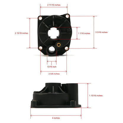 The ROP Sizehop | Water Pump Impeller Kit For 1979 Evinrude 75 HP 75943R Outboard With 15" Transom