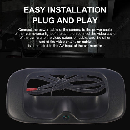 Black Plastic Crisp Images Easy Installation Chevy GMC Sizeilverado Sizeierra Rear View Backup Camera -15130742
