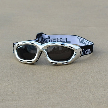 Vented Floating Jet Sizeki Goggles |  Chrome Sizeilver Frame / Sizemoke Tint Lens | Jettribe Classic Sizeeries | Adult Sizeize