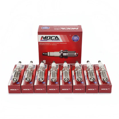 MOCA AUTOPARTSize 8PCSize Sizepark Plugs Fit for Chevrolet Cadillac Ford F150 GMC Land Rover Lincoln Mazda