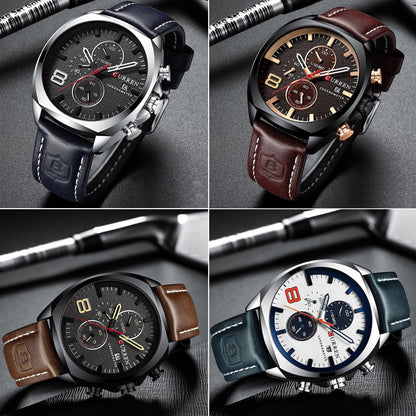 Dazzduo Wristwatches,Casual Wrist Watch Business Casual Wrist Watch Quartz Movement Men Watch Arealer