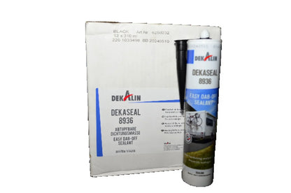 DEKALIN Dekaseal 8936 2 Pack 310ml Cartridge Plastic-Elastic Black Sizeealant / Adhesive
