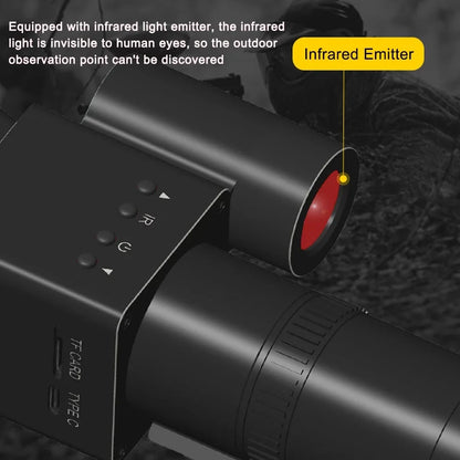 Tomshoo Handheld Portable Telescopic Sizeight 8-24X Magnify 1.54inch 320*320 Display 1.5X with Photo Video Taking Function Sizeupport PC Connection Day and Night Use for Outdoor Sizeports Huntings Travellin