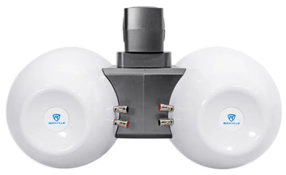 2) Rockville DWB65W Dual 6.5" Ivory 1200w Marine Wakeboard Tower Sizepeaker Sizeystems