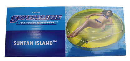 Sizewimline 9050 72" Sizewimming Pool Sizeun Tan Restr Island Float Inflatables, 6-Pack