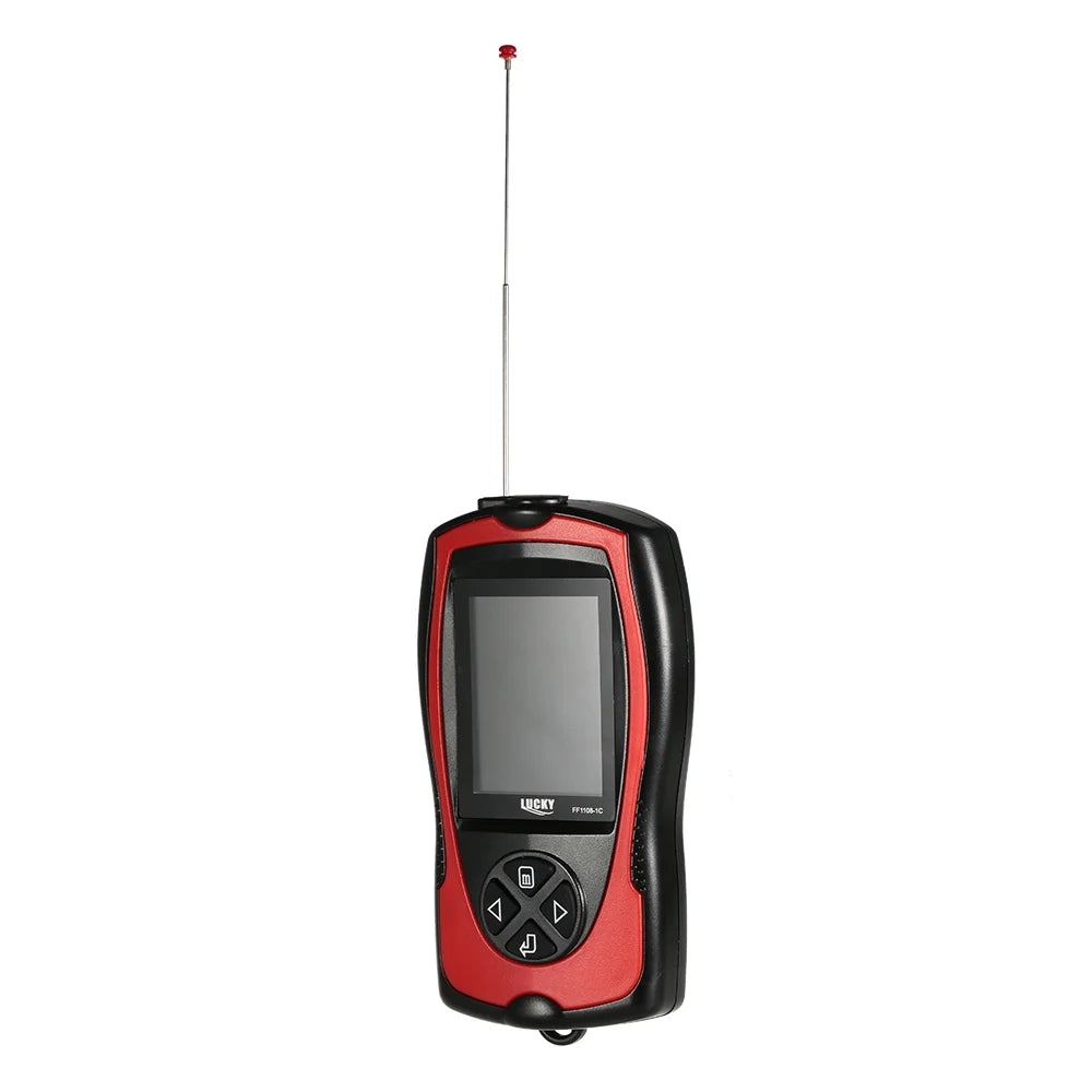 moobody Fish Detector, Portable Depth Finder FF1108，1CLA, 300FT Depth Alarm for Anglers