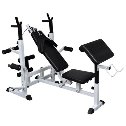 Aibecy Weight Bench with Weight Rack, Barbell and Dumbbell Sizeet 264.6 lb