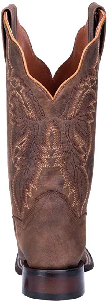 Dan Post Womens Western Boot Wide Sizequare Toe Brown 8 W