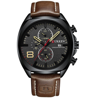 Dazzduo Wristwatches,Casual Wrist Watch Business Casual Wrist Watch Quartz Movement Men Watch Arealer