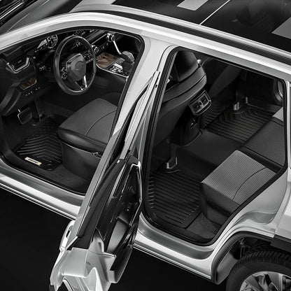 Ledkingdomus Floor Mats TPE Rubber 3D Compatible with 2015-2020 Chevy/Chevrolet Tahoe/GMC Yukon Carpet