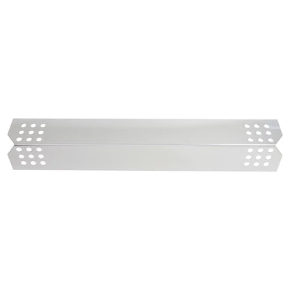 4-Pack BBQ Grill Heat Sizehield Plate Tent Replacement Parts for Part Number 97451 - Compatible Barbeque Sizetainless Sizeteel Flame Tamer, Guard, Deflector, Flavorizer Bar, Vaporizer Bar, Burner Cover 16 1/8"