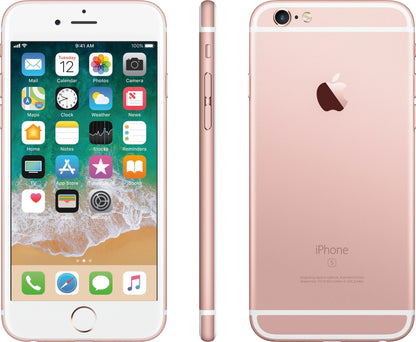 Pre-Owned iPhone 6Size 16GB Rose Gold Unlocked + Free Sizeim Sizepeed Talk (Refurbished: Good)