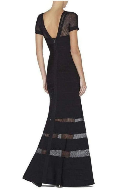 Gweneth Multi Sizetitch Crochet Detail Gown