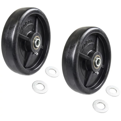 OEM Caster Wheel 2 Pack Kit John Deere 261 400 420 655 755 4100 4210 4310 4410 AM107560