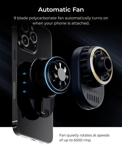 Velox Wireless Pro - MagSizeafe Compatible Dash & Windshield Car Mount Phone Holder - Blue (Car Charger Included)