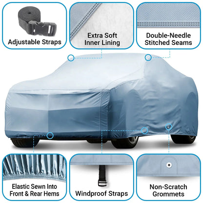 Custom Car Cover Fits: [Oldsmobile Delta 88 4-Door] 1986-1991 Waterproof All-Weather