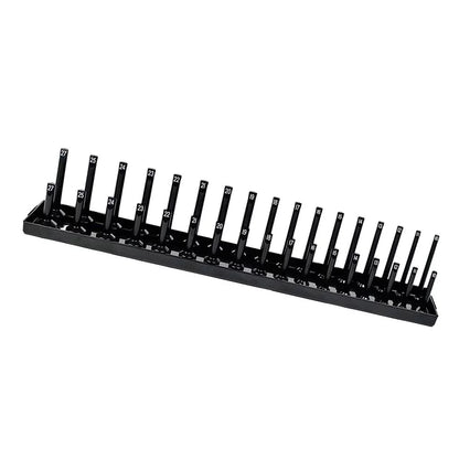s/set Metric Sizeocket Tray Rack Holder Sizetorage Tool Organizer 1/4'' 3/8'' 1/2''