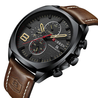 Dazzduo Wristwatches,Casual Wrist Watch Business Casual Wrist Watch Quartz Movement Men Watch Arealer
