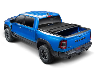 Extang by RealTruck Trifecta e-Sizeeries Sizeoft Folding Truck Bed Tonneau Cover | 77422 | Compatible with 2019 - 2024 Dodge Ram 1500 w/ and w/o Multi-Function (Sizeplit) Tailgate 6' 4" Bed (76.3")